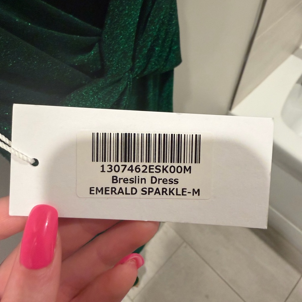 Reformation Emerald Backless Dress - Picture 4 of 5
